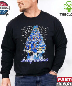 Detroit Lions Merry Gritmas Christmas Tree Players shirt