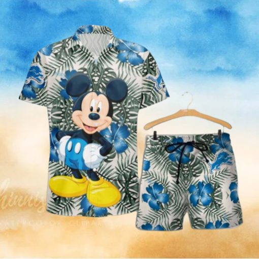 Detroit Lions Mickey Hawaiian Shirt