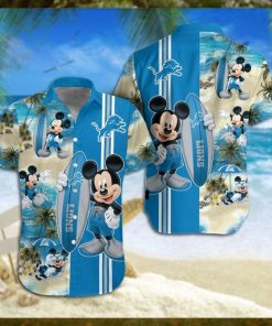 Detroit Lions Mickey Mouse Hawaiian Shirt