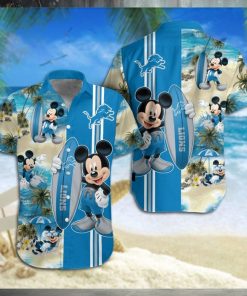 Detroit Lions Mickey Mouse Hawaiian Shirt 1 Detroit Lions Mickey Mouse Hawaiian Shirt