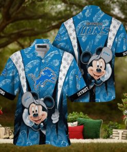 Detroit Lions Mickey Mouse NFL Hawaiian Shirt