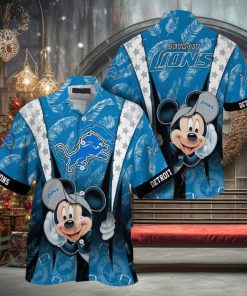 Detroit Lions Mickey Mouse NFL Hawaiian Shirt