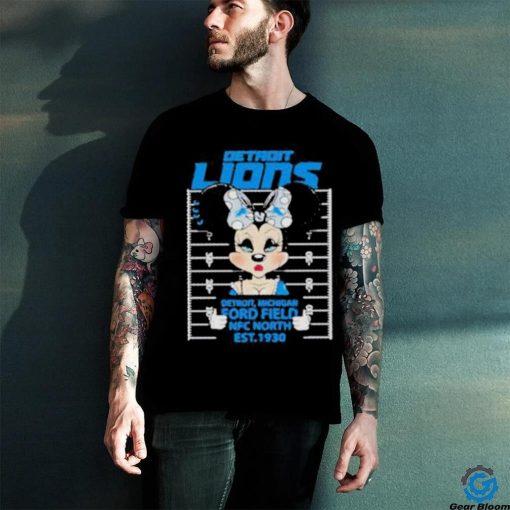 Detroit Lions Minnie Mouse Detroit Michigan Ford Field Nfc North Est 1930 Shirt