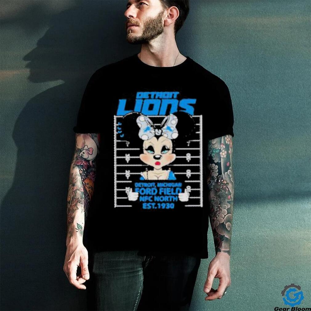 Detroit Lions Minnie Mouse Detroit Michigan Ford Field Nfc North Est 1930 Shirt Detroit Lions Minnie Mouse Detroit Michigan Ford Field Nfc North Est 1930 Shirt