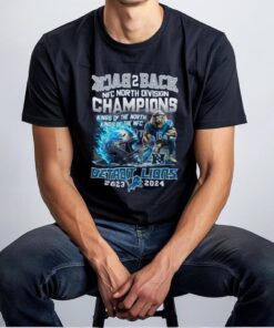Detroit Lions NFC North Back 2 Back Champions T Shirt