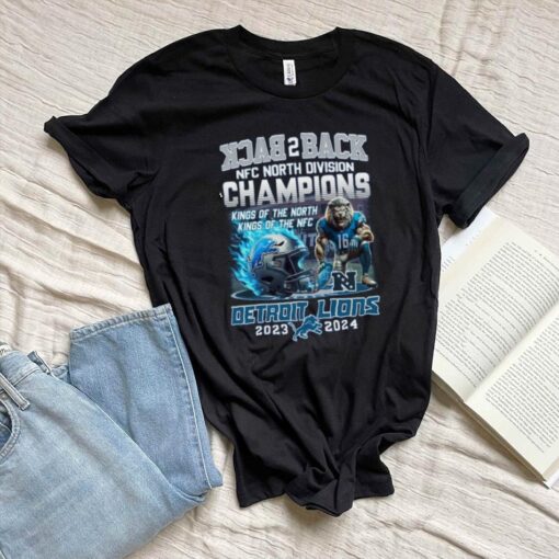 Detroit Lions NFC North Back 2 Back Champions T Shirt