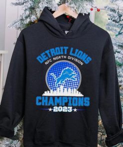 Detroit Lions NFC North Division Champions 2023 skyline city hoodie, sweater, longsleeve, shirt v-neck, t-shirt