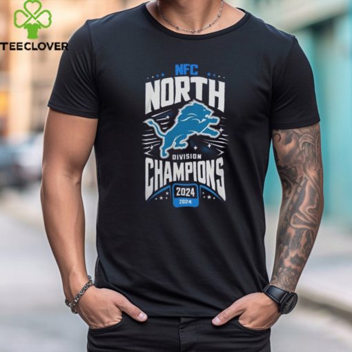 Detroit Lions NFC North Division Champions 2024 Tee Shirt