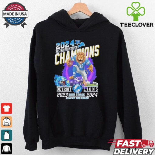 Detroit Lions NFC North Division Champions 2025 Back To Back King Of The North shirt