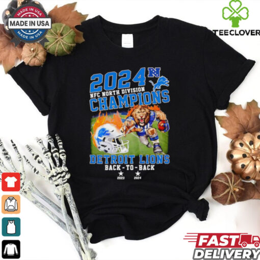 Detroit Lions NFC North Division Champions back to back 2023 2024 shirt