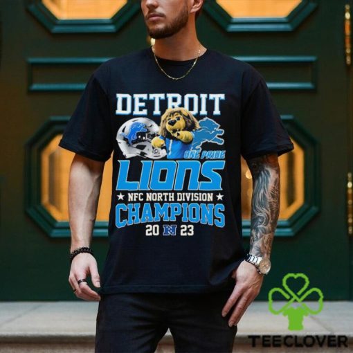 Detroit Lions NFC North Division Champions one pride 2023 hoodie, sweater, longsleeve, shirt v-neck, t-shirt