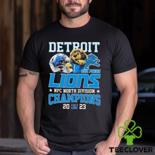 Detroit Lions NFC North Division Champions one pride 2023 hoodie, sweater, longsleeve, shirt v-neck, t-shirt