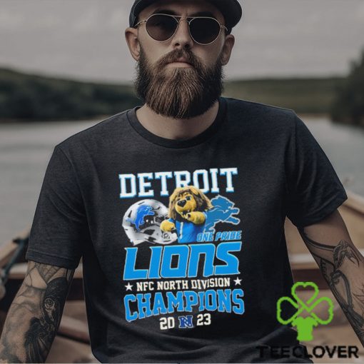 Detroit Lions NFC North Division Champions one pride 2023 hoodie, sweater, longsleeve, shirt v-neck, t-shirt