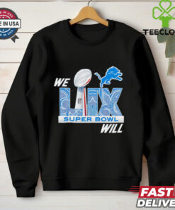 Detroit Lions NFC North Divison Champions we will Super Bowl shirt
