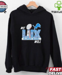 Detroit Lions NFC North Divison Champions we will Super Bowl shirt