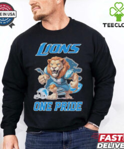 Detroit Lions NFL 2024 Mascot Football One Pride Shirt