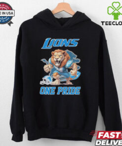 Detroit Lions NFL 2024 Mascot Football One Pride Shirt