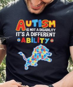 Detroit Lions NFL Autism Is Not A Disability 2024 Shirt