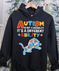 Detroit Lions NFL Autism Is Not A Disability 2024 Shirt