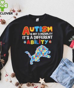 Detroit Lions NFL Autism Is Not A Disability 2024 Shirt