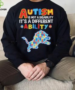 Detroit Lions NFL Autism Is Not A Disability 2024 Shirt