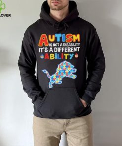 Detroit Lions NFL Autism Is Not A Disability 2024 Shirt