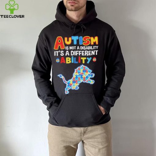 Detroit Lions NFL Autism Is Not A Disability 2024 Shirt