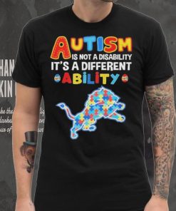 Detroit Lions NFL Autism Is Not A Disability 2024 Shirt