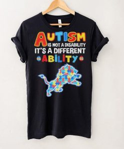 Detroit Lions NFL Autism Is Not A Disability 2024 Shirt