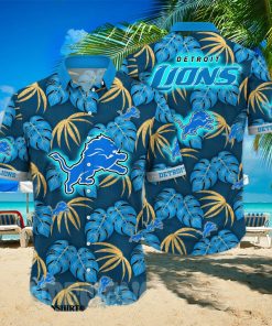 Detroit Lions NFL Flower Classic Full Print Hawaiian Shirt