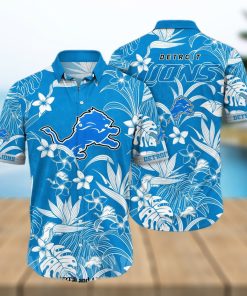 Detroit Lions NFL Flower Classic Hawaiian Shirt