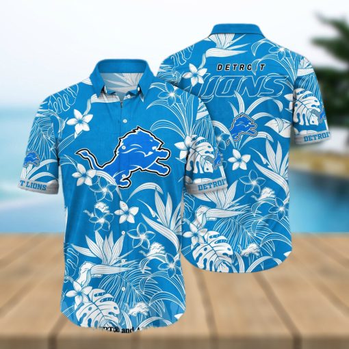 Detroit Lions NFL Flower Classic Hawaiian Shirt