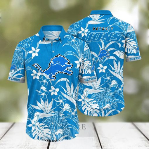 Detroit Lions NFL Flower Classic Hawaiian Shirt