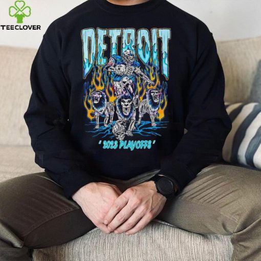 Detroit Lions NFL Football 2023 PLayoffs fire hoodie, sweater, longsleeve, shirt v-neck, t-shirt