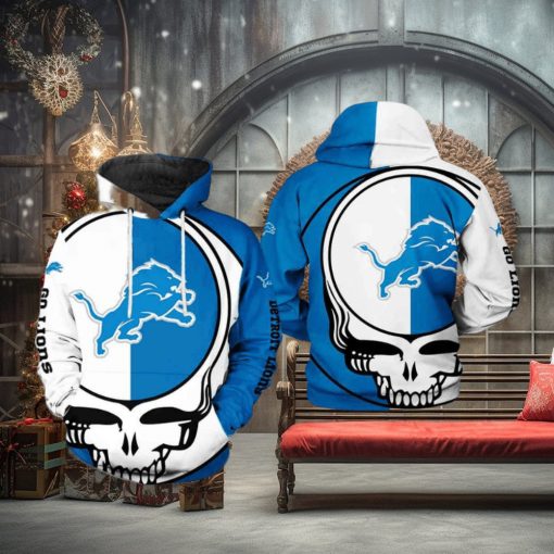 Detroit Lions NFL Grateful Dead 3D Printed Hoodie