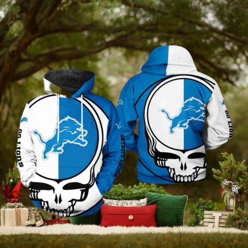 Detroit Lions NFL Grateful Dead 3D Printed Hoodie