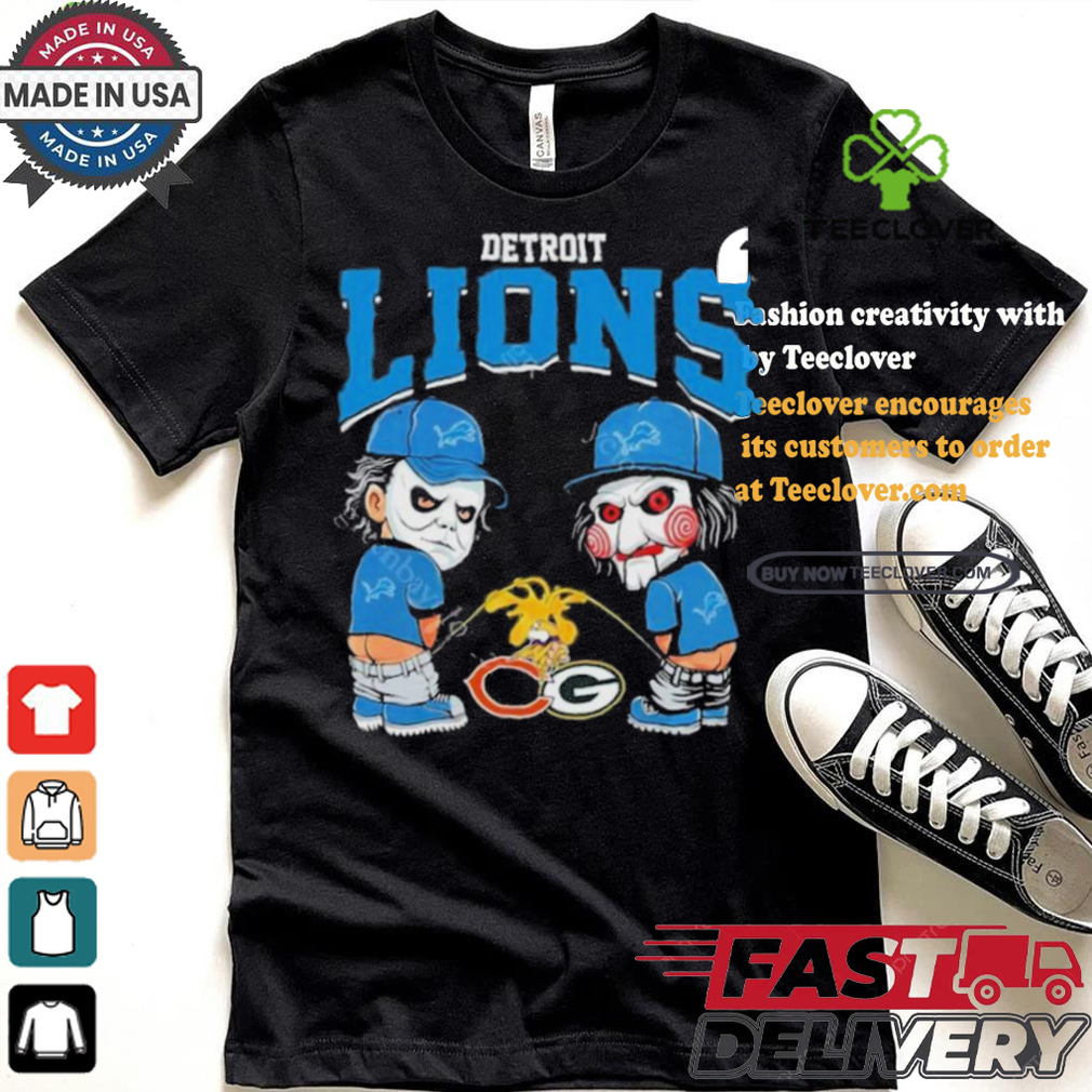 Detroit Lions NFL Halloween Peeing Funny Shirt Detroit Lions NFL Halloween Peeing Funny Shirt