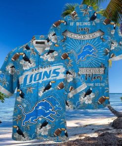 Detroit Lions NFL Hawaiian Shirt Being A Redskins Beach Shirt This For Summer Mom Lets Everyone Score