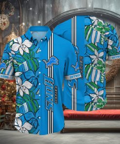 Detroit Lions NFL Hawaiian Shirt Hiking Aloha Shirt