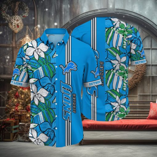 Detroit Lions NFL Hawaiian Shirt Hiking Aloha Shirt