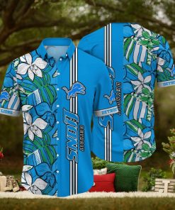 Detroit Lions NFL Hawaiian Shirt Hiking Aloha Shirt