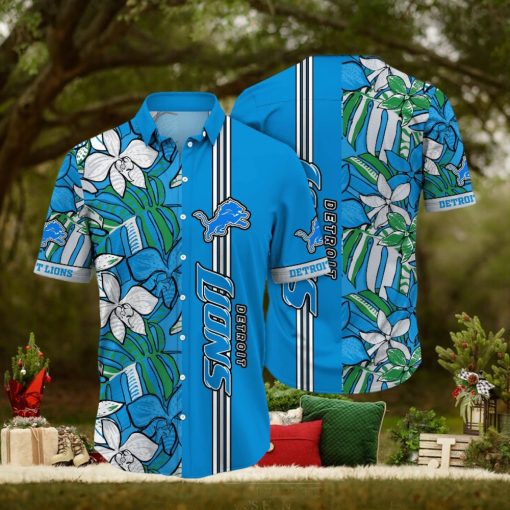 Detroit Lions NFL Hawaiian Shirt Hiking Aloha Shirt