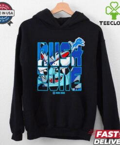 Detroit Lions NFL Rush Zone Football Logo shirt