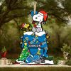 Miami Dolphins NFL Snoopy Ornament Personalized Christmas 2023 Holidays