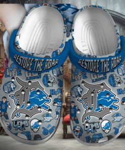 Detroit Lions NFL Sport Crocs Crocband Clogs Shoes Comfortable For Men Women and Kids – Footwearelite Exclusive