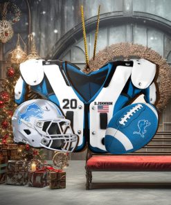 Detroit Lions NFL Sport Ornament Custom Your Name And Number