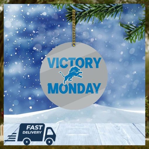 Detroit Lions NFL Victory Monday Christmas Tree Decorations Xmas Ornament