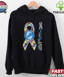 Detroit Lions NFL crucial catch intercept autism shirt