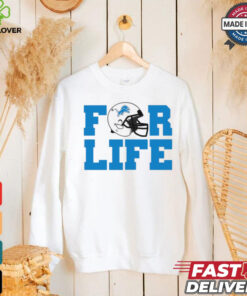 Detroit Lions NFL football for life helmet logo 2024 hoodie, sweater, longsleeve, shirt v-neck, t-shirt