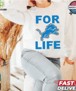 Detroit Lions NFL football for life logo 2024 shirt